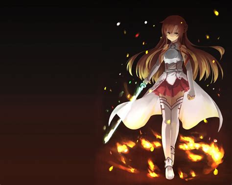 Wallpaper Id 845768 Anime Yuki Asuna Yuuki Asuna Weapon Sword