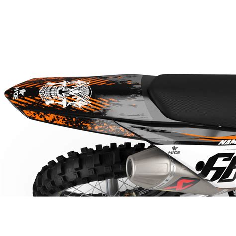 Ktm Skull Graphics Kit Madestickers Ktm Model Sx 50 2009 2015