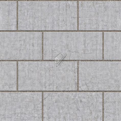 Paving Outdoor Concrete Regular Block Texture Seamless 05734