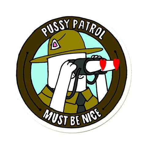 Rip N Dip Pussy Patrol Sticker X Buy Stickers Calstreets