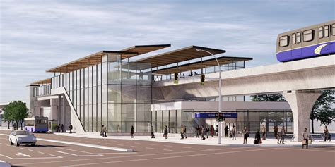 Translink Releases Surrey Langley Skytrain Station Designs Renderings Urbanized