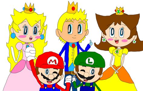 Mario Luigi And Their Friends By Nyansonia On Deviantart