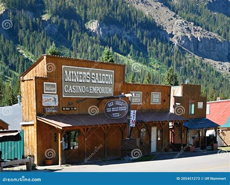The Old Western Town Of Cooke City In The Beartooth Mountains Montana