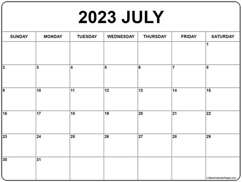 July 2023 Print A Calendar Vrogue