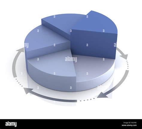 Pie Chart 3d Illustration Stock Photo Alamy