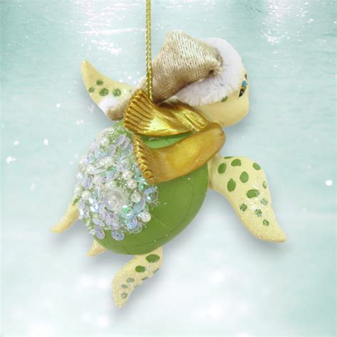 SEA TURTLE WITH HAT Winterwood Gift Christmas Shoppes