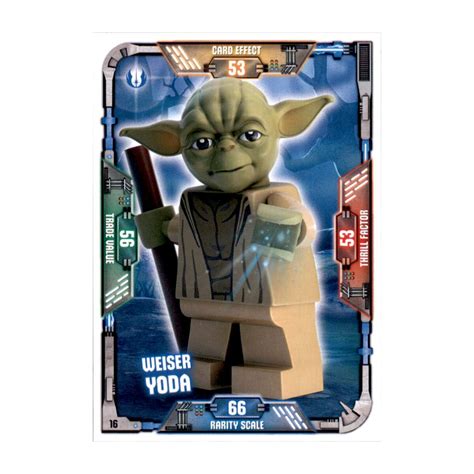 16 Weiser Yoda Lego Star Wars Serie 1 039