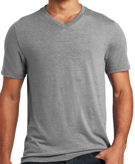 Buy Cool Shirts Mens Lighweight Triblend V Neck Tee Shirt Grey Frost