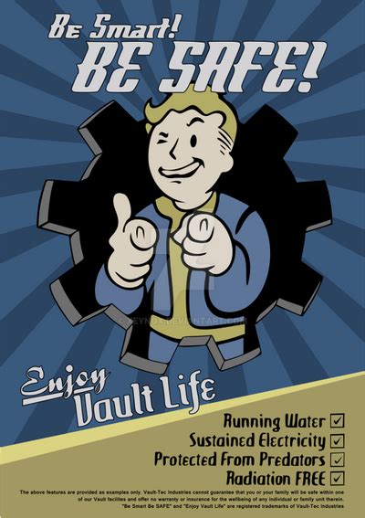 Fallout 4 Vault Tec Promotional Poster By Xeynox On Deviantart