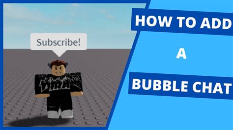 How To Add A Bubble Chat In Roblox Studio Youtube