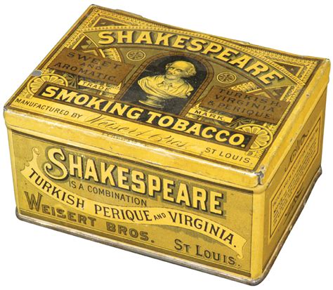 Sold Price Shakespeare Square Corner Tobacco Tin Invalid Date Edt
