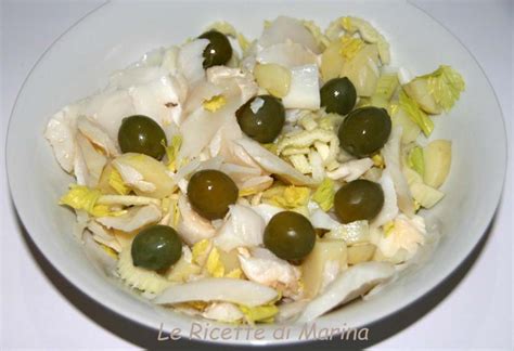 Ricette insalata di stoccafisso con foto e procedimento. Insalata di stoccafisso | Le Ricette di Marina