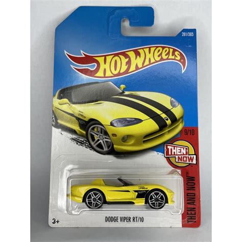 Hot Wheels Dodge Viper Rt10 Collectibles Muscle Car Yellow White
