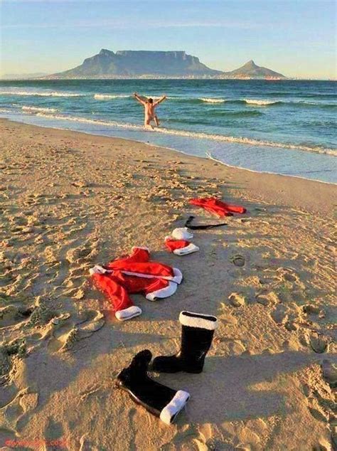 Oh Santa Christmas In South Africa African Christmas Beach