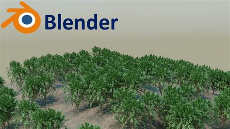 Cara Membuat Hutan Di Blender Youtube
