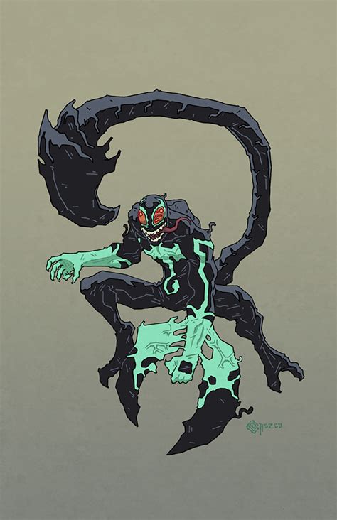Venom Scorpio By Redeve On Deviantart Symbiotes Marvel Superhero Art