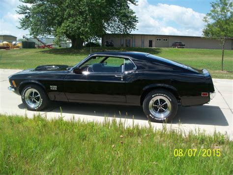 1970 Mustang Boss 429 Raven Black Classic Ford Mustang 1970 For Sale