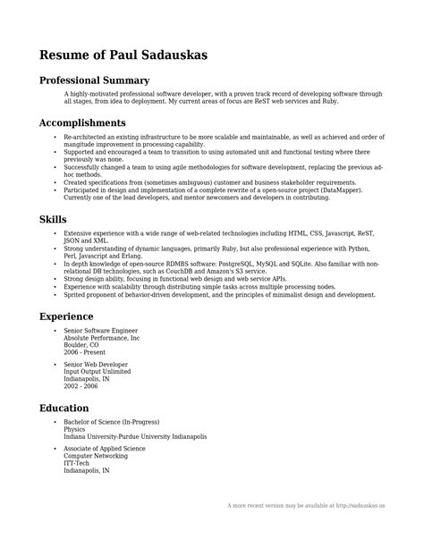 Configuration examples for mpls vpn csc with bgp. Professional Resume Summary 2016 - SampleBusinessResume.com : SampleBusinessResume.com