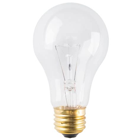25 Watt Clear Light Bulb 4 Pack A19 Cl 130v
