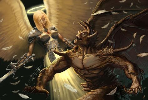 Angel Vs Demon Mythology Pinterest Demons And Angel