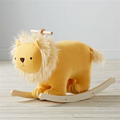 Plush Lion Rocking Horse Reviews Crate And Kids
