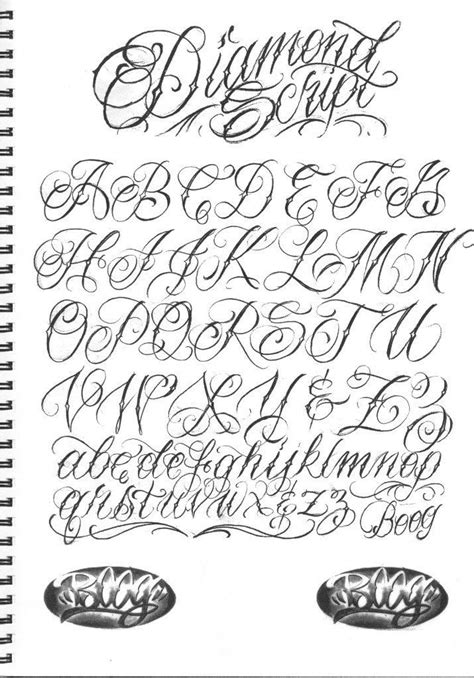 Script Book By Boog Vk Tattoo Lettering Alphabet Tattoo Lettering