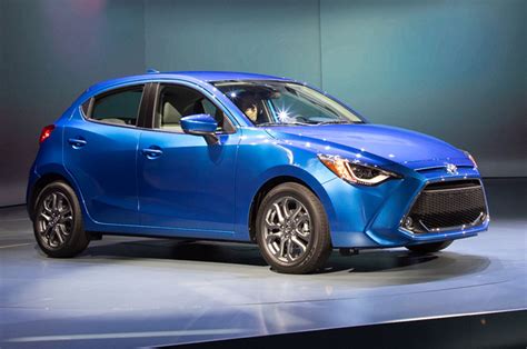 Toyota Unveils New Mazda 2 Based Yaris Hatchback For Us Autocar
