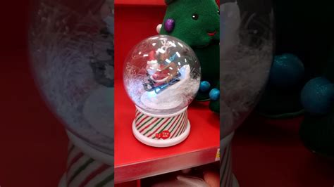 Target Christmas 2017 santa snowglobe - YouTube