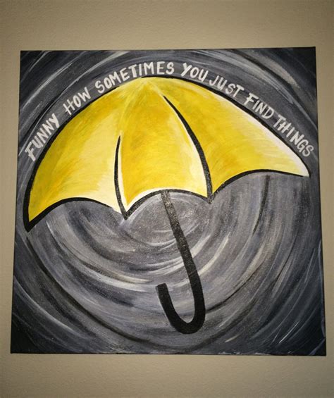 Canvas romantic painting gift for boyfriend. My #HIMYM painting I did for my boyfriend! Of course with ...
