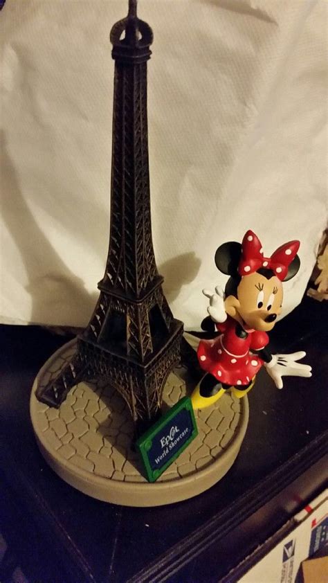 Eiffel Tower World Showcase Minnie Mouse Figure Eiffel Tower Minnie