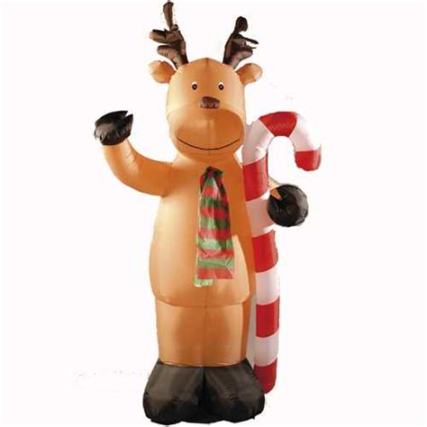 Festive Inflatable Reindeer 710ft Free Uk Delivery