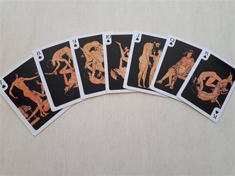 collectable playing cards with erotic scenes from ancient etsy 日本