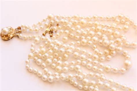 14 Kt Gold Necklace Pearls Catawiki