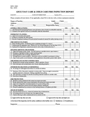 Extinguishing metal fires by forming crust on the burning metal. Fire inspection report - Fill Out and Sign Printable PDF ...