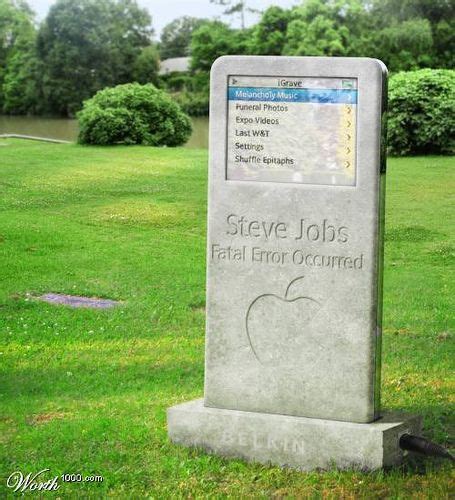 Steve Jobs Tombstone Tombstone Parodies Know Your Meme