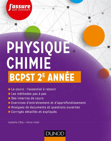 Physique Chimie Bcpst 2e Année Livre Et Ebook Physique Chimie De