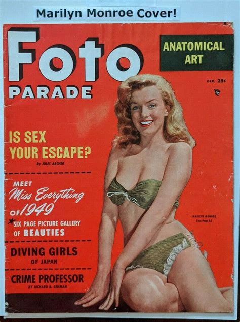 Foto Parade Marilyn Monroe Cover Predates Playboy Hard To Find