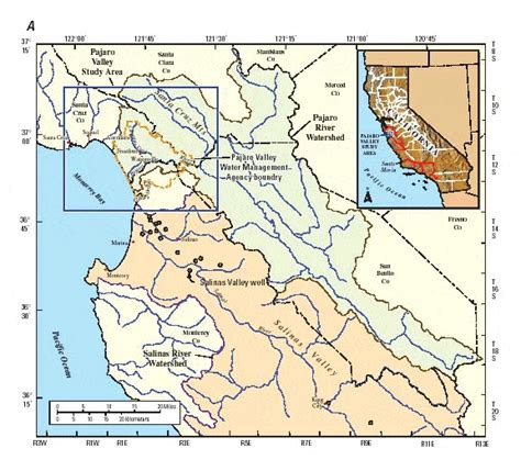 Pajaro River Map