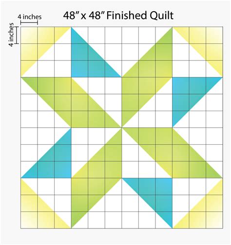 Our free quilt patterns are made with eleanor burns' quick and easy techniques! Barn Quilt Patterns On Graph Paper, HD Png Download - kindpng