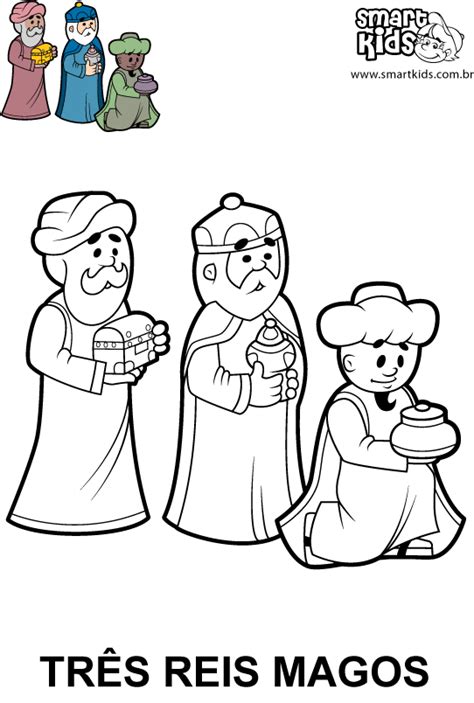 10 desenhos de os 3 reis magos para imprimir e colorir. Colorir Desenho Reis Magos - Desenhos para colorir - Smartkids