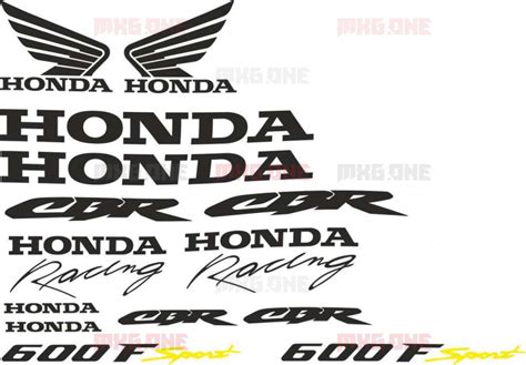Honda Cbr 600 F Sport Stickers Set Mxgone Best Moto Decals