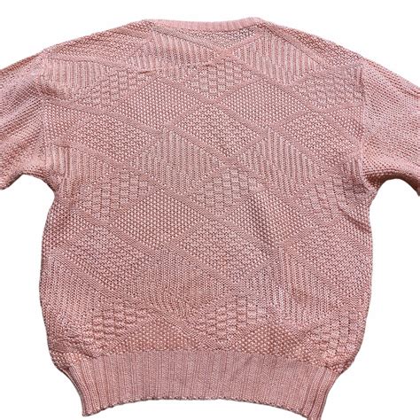 Peach Knit Jumper Sweater Etsy