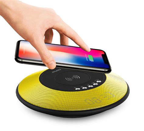 4 In 1 Wireless Charging Pad That Hides Bluetooth Speaker Radio And Ala