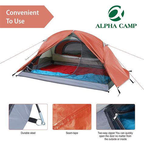 Shop target for tents you will love at great low prices. ALPHA CAMP 2 Person Backpacking Tent Lightweight ...