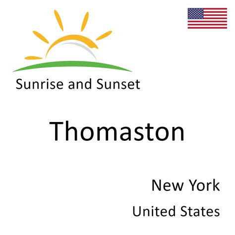 Sunrise And Sunset Times In Thomaston New York United States