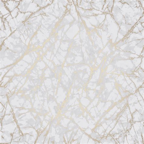 Metallic Marble Wallpaper White Gold Fine Decor Fd42270 Ebay