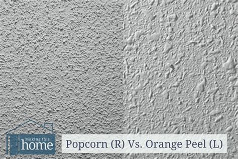 Ceiling And Wall Textures Knockdown Orange Peel And More Making