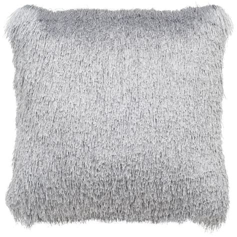 4.7 out of 5 stars. Safavieh Soleil Silver Shag Square Outdoor Throw Pillow ...