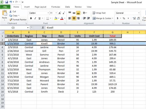Cómo Seleccionar Una Columna Completa En Excel O Una Fila Usando Atajos
