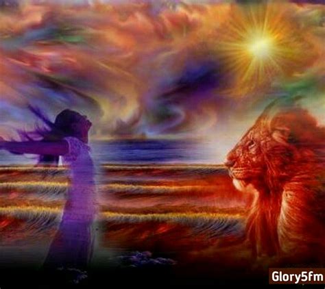 Pin By Glory5 Media On Glory5fm Prophetic Art The Lion Of Judah